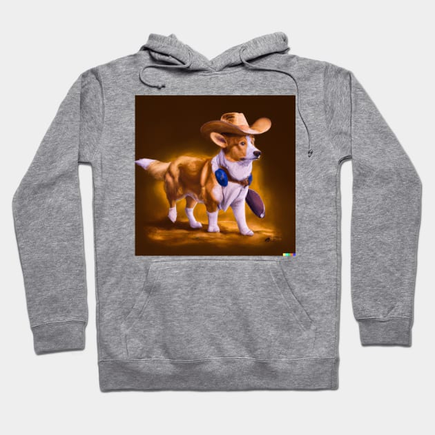 Cowboy Corgi Hoodie by GhostlierNation